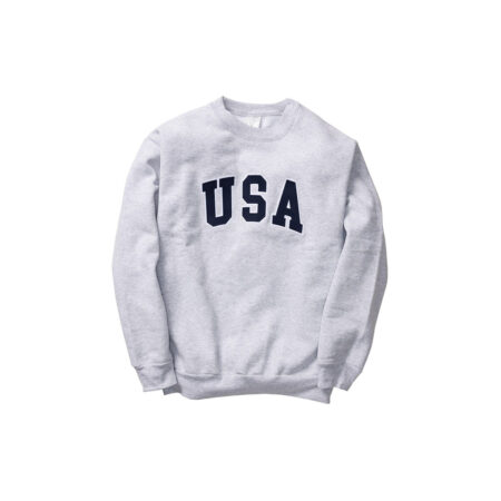 Grey Chenille USA Sweatshirt
