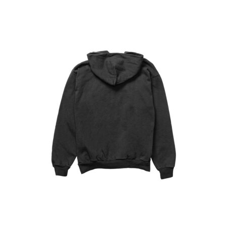 Black Hoodie With Chenille Patch 3