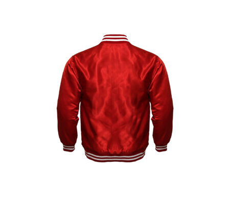 Red Lightweight Reversible Satin Jackets 4