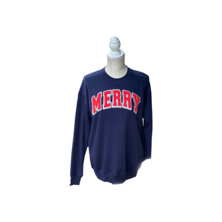 Blue Chenille Full Sleeve Shirt