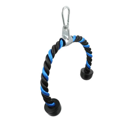 1 Set of Pull Rope Tricep Rope Strength Fitness Training Tricep Rope Pull Rope Colour Black/Blue 8