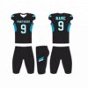 Panthers Black American Football Uniforms
