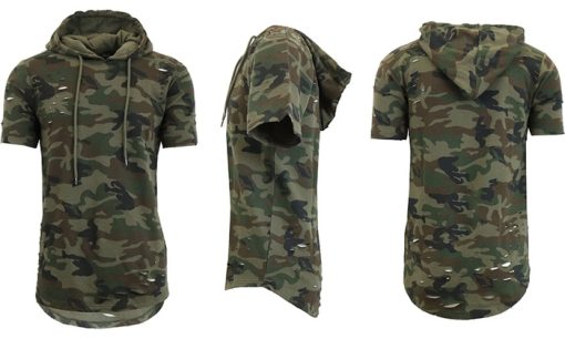 Cemo Style Short Sleeves Hoodies