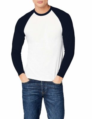 Plain Black And White Man Cotton Long Sleeves Shirts