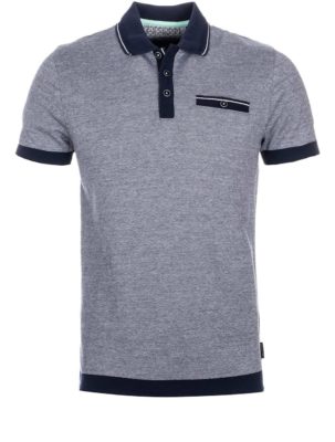 Men Gray Plain Slim And Fit Polo Shirts