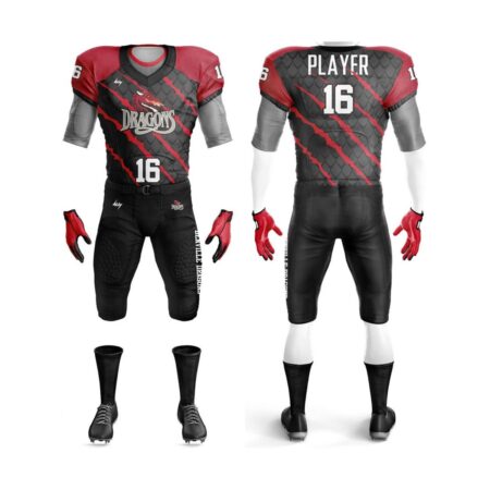 American football uniforms
