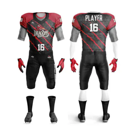 American football uniforms