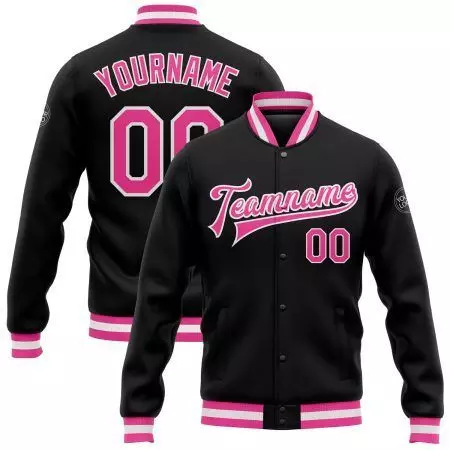 Baseball College Sports Jackets with Black