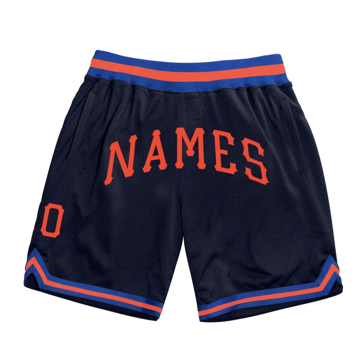 Navy& Red Basketball Shorts 1