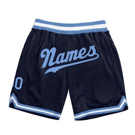 Baseball shorts navy & sky blue Mesh shorts (1)