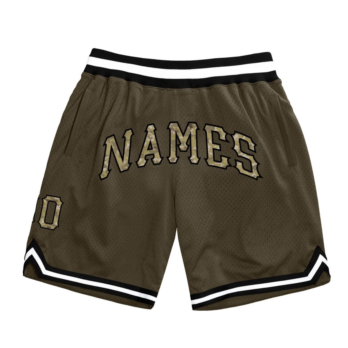 Olive Basketball Shorts 1