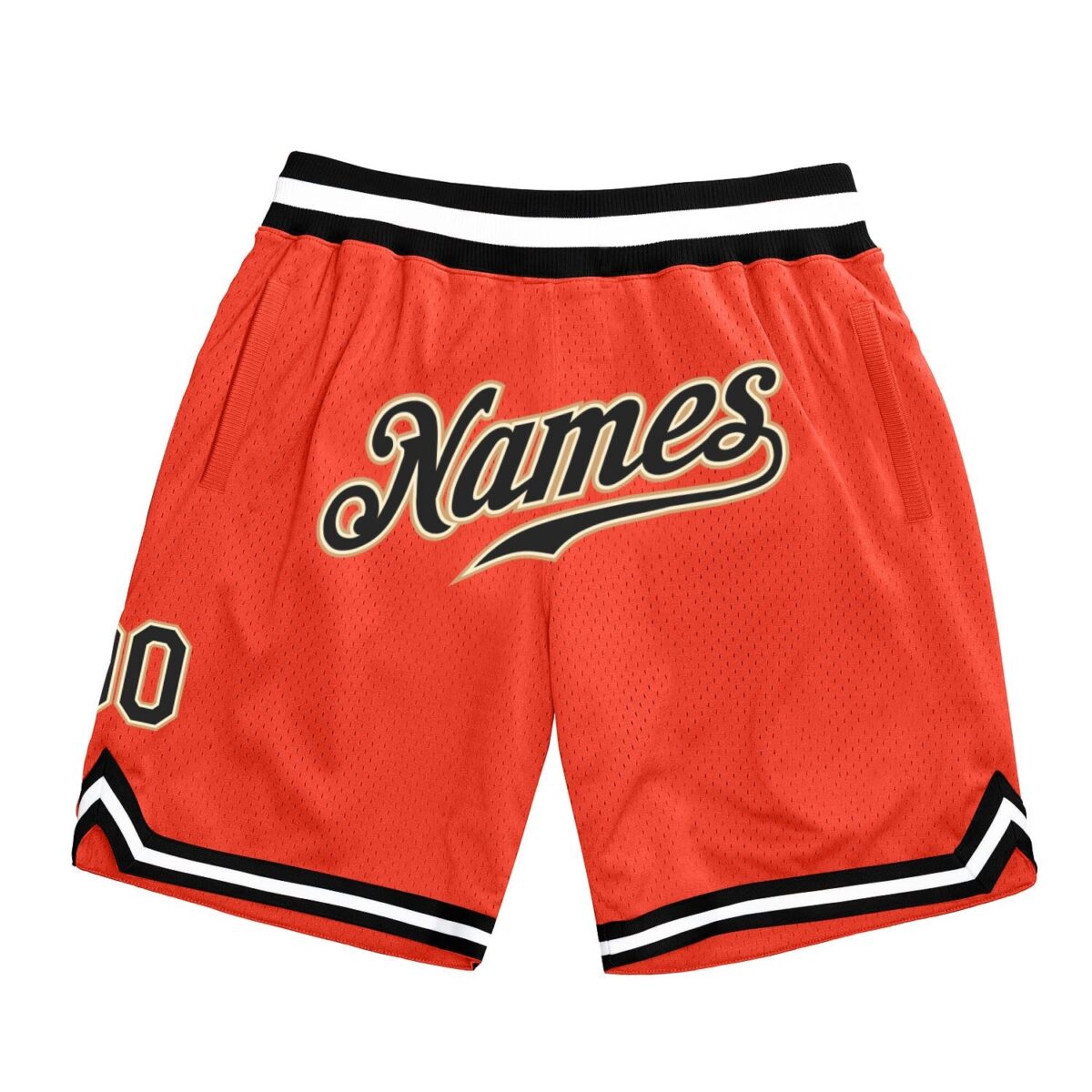 Orange Basketball Shorts 1