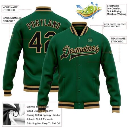 College Baseball Green Jacket (1) 4