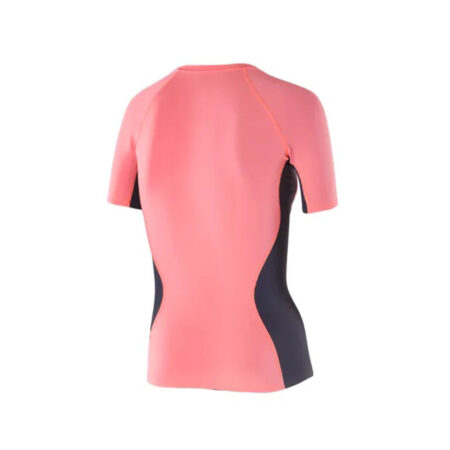 Women's Compression short sleeve Top Women, pink/grey 3