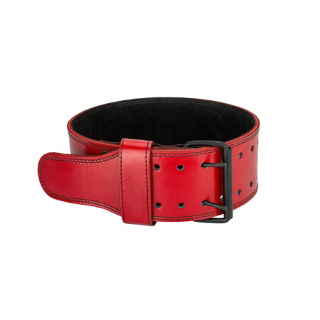 Custom Red Powerlifting Belt Colour Red 4