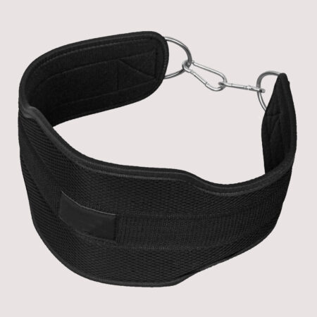 Black Dipping Belt Weight Lifting with Chain Dip Belt for Men Women 6