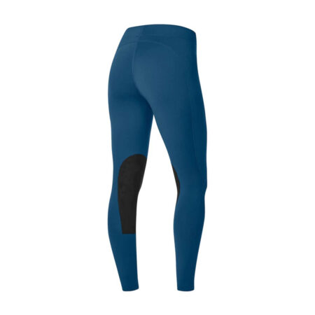 Women's Flow Rise Knee Patch Performance Tight Colour Lagoon 3