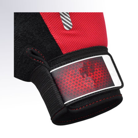 Gym Workout Gloves Colour Black/Red 3