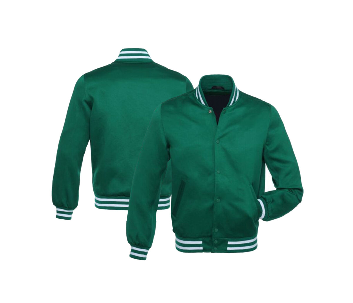 Green Satin Jacket 1