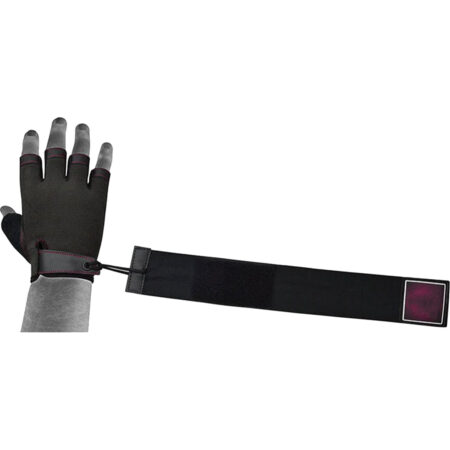 Half Finger Weightlifting Gloves Colour Pink 12