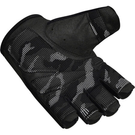 Half Finger Weightlifting Gloves Colour Black 8