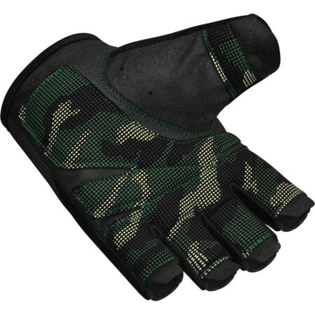 Half Finger Weightlifting Gloves Colour Army Green 8