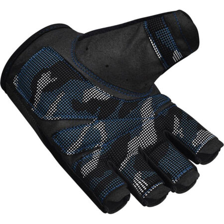 Half Finger Weightlifting Gloves Colour Blue 6