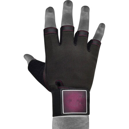Half Finger Weightlifting Gloves Colour Pink 10