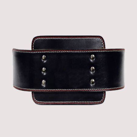 Custom Heavy Duty Leather Dip Belt Colour Black 3