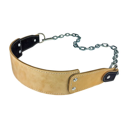 Leather Dip Belt with Chain Colour Skin 5