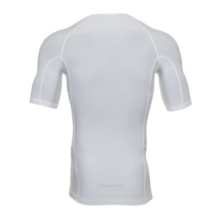 Men's Compression Short Sleeve Shirt - White 3