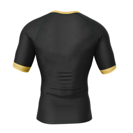 Men's Black Bull Black Clover Short Sleeve Rash Guard Compression Shirt 3