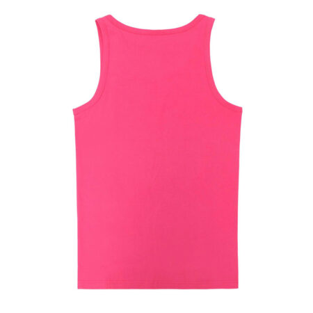 Men's Tank Top A-Shirt Solid-Color Pink 3