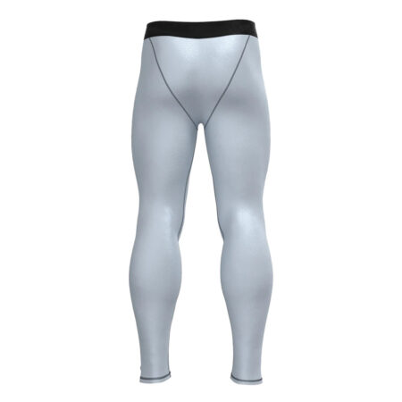 Nylon Tights Compression Pants Lower for men White 9