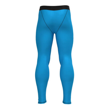 Nylon Tights Compression Pants Lower for men Blue 9