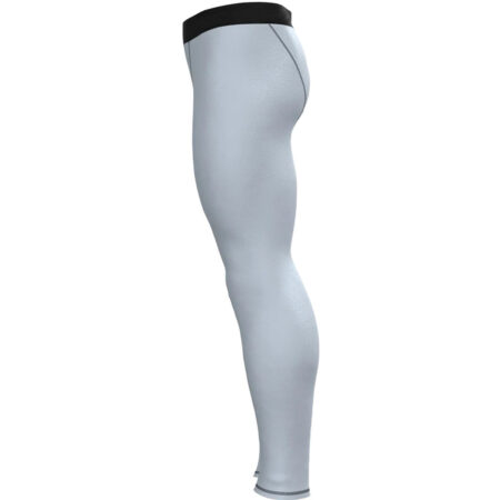Nylon Tights Compression Pants Lower for men White 5