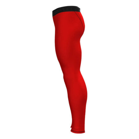 Nylon Tights Compression Pants Lower for men Red 7
