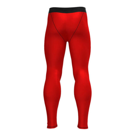 Nylon Tights Compression Pants Lower for men Red 9