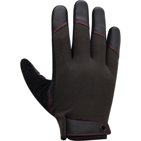 Touch Screen Friendly Full Finger Gym Gloves Colour Pink 6