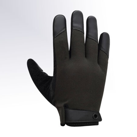Touch Screen Friendly Full Finger Gym Gloves Colour Black 3
