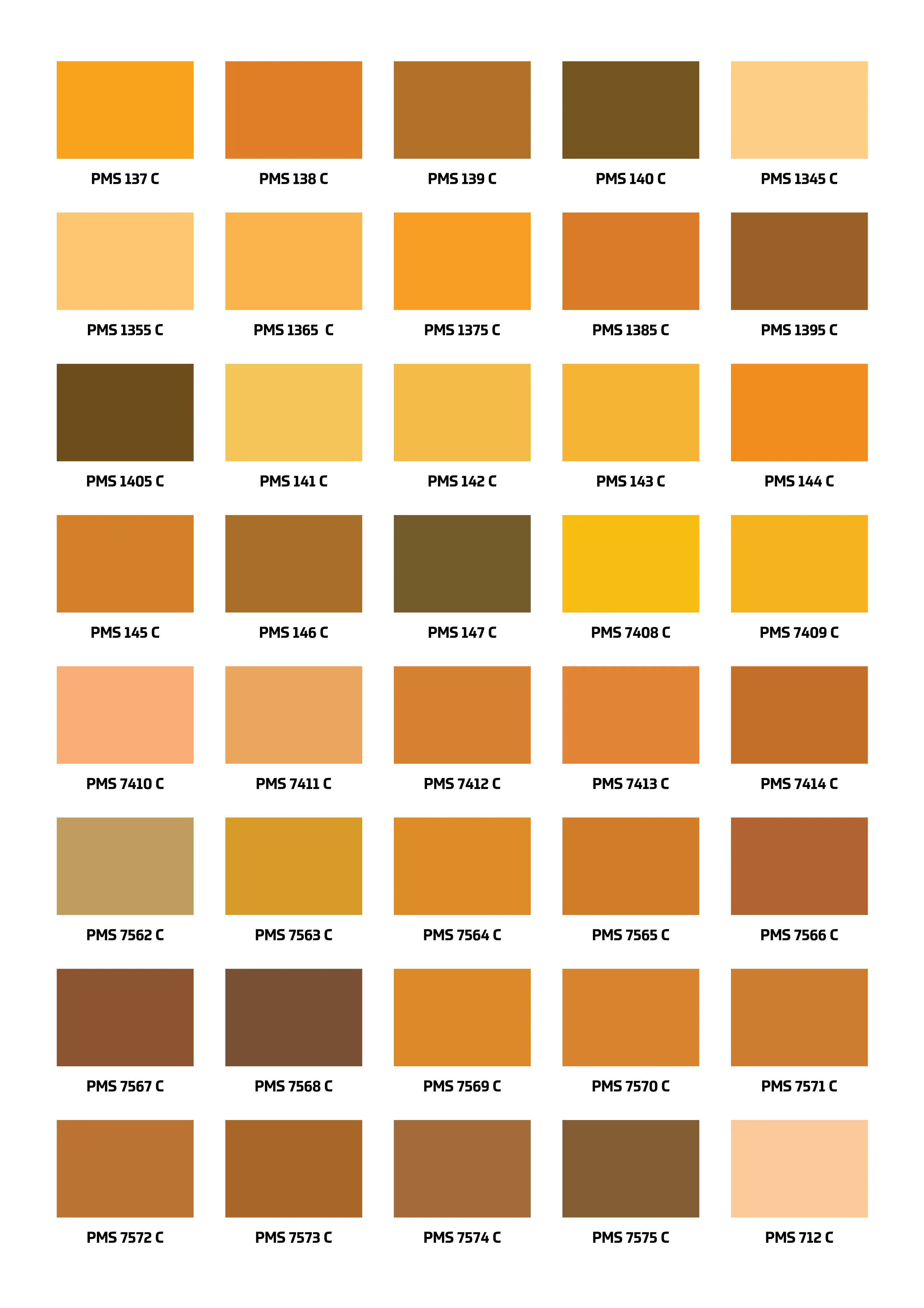 Colour Chart 8 Colour Chart 7