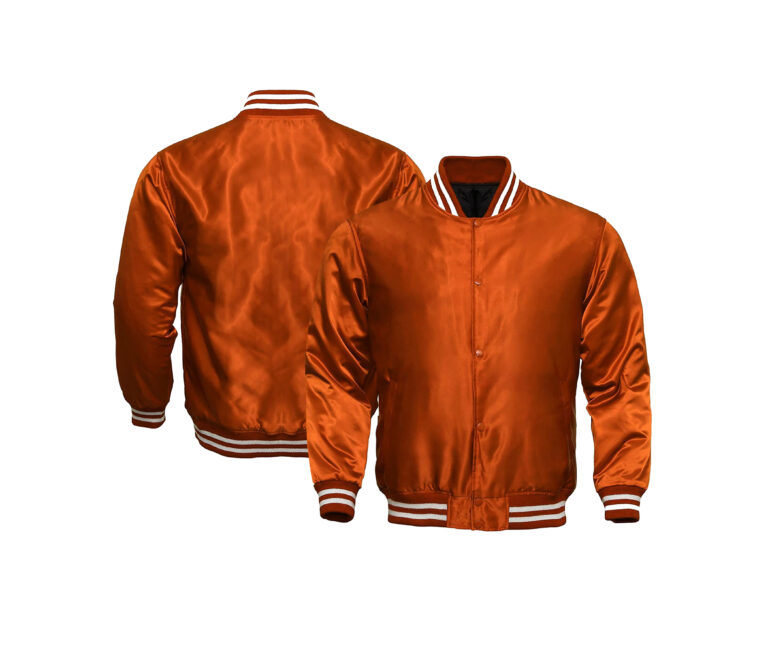 Varsity Satin Orange Jackets