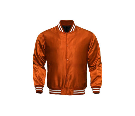 Varsity Satin Orange Jackets 4