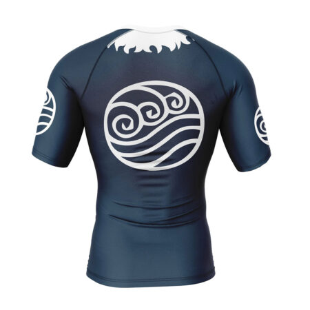 Men's Waterbenders Avatar Short Sleeve Rash Guard Compression Shirt 3