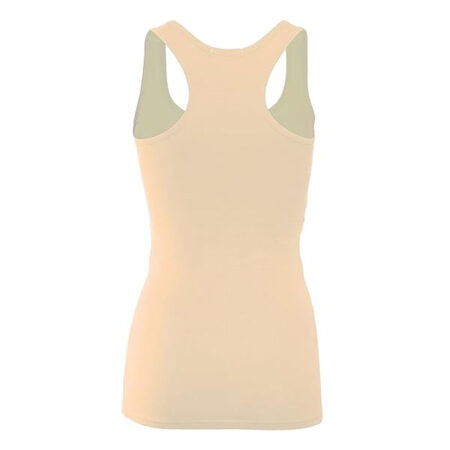 Women's Basic Cotton Plain Fitted Tank Top Colour Taupe 6