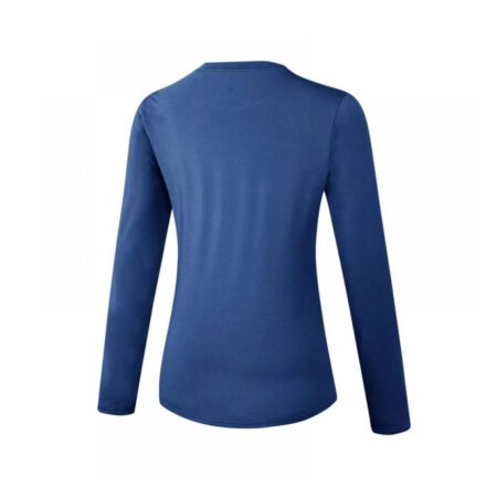 Women's Sports Compression Shirt, Cool Dry Fit Long Sleeve Tops Color Blue 3