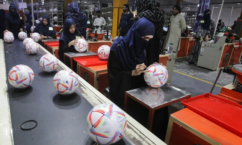 Why is Sialkot Pakistan is hub of Sports Goods manufacturing 1